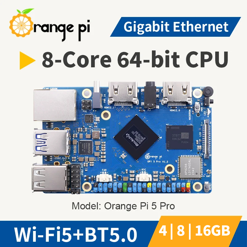 Orange Pi 5 Pro 16 8 4GB RAM L – Orange Pi 5 Plus 16Gb Bewertung und Preis